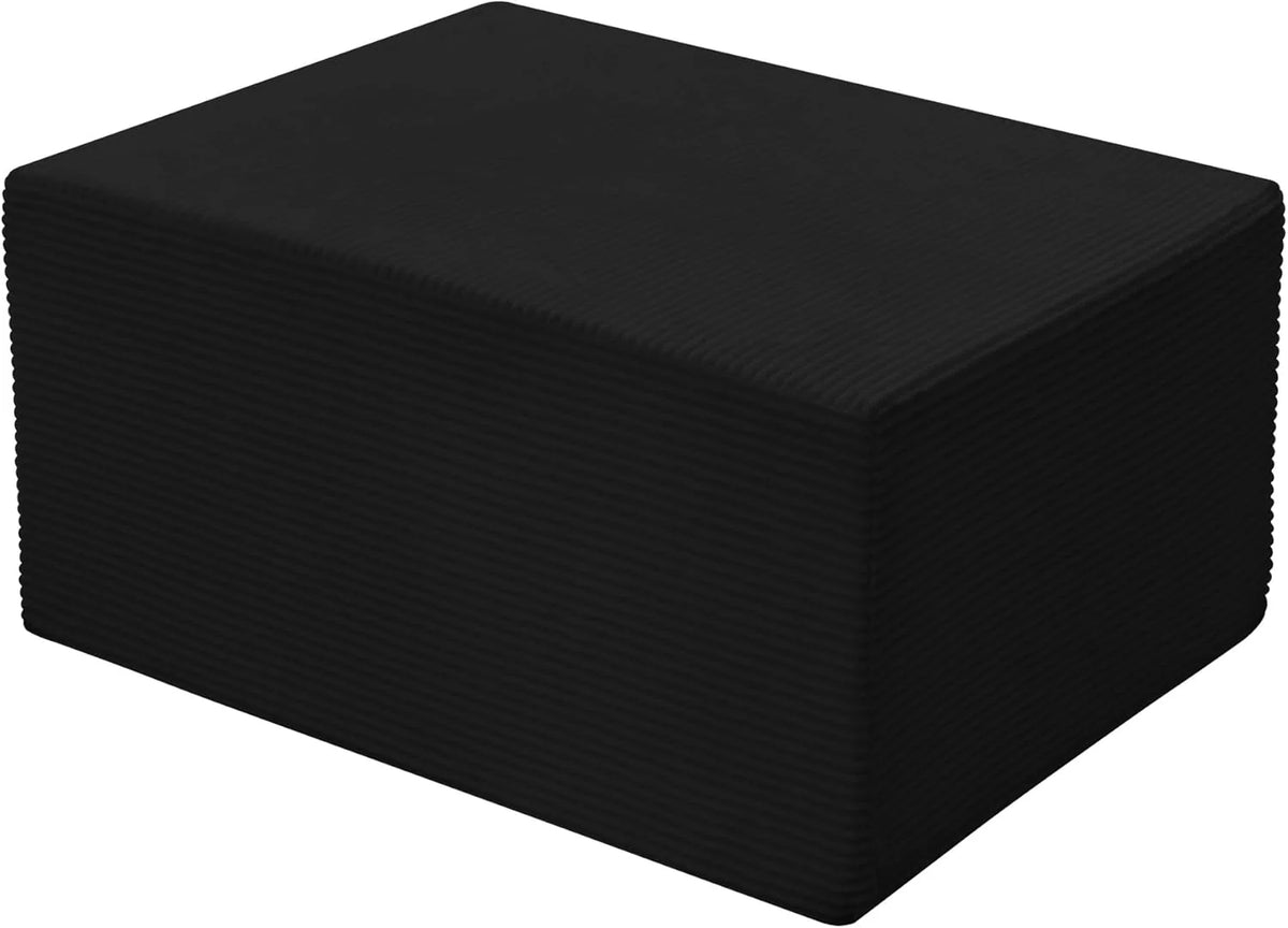 Cloud Sectional Boneless Couches for Living Room, Modular L Shaped Couch with Deep Seat Oversized Right Facing Chaise, Memory Foam Compressed Spineless 3 Seater Sofa for Apartment, Black | No Assembly Required, Deep Seat, Cat-Claw Resistant, High-Res